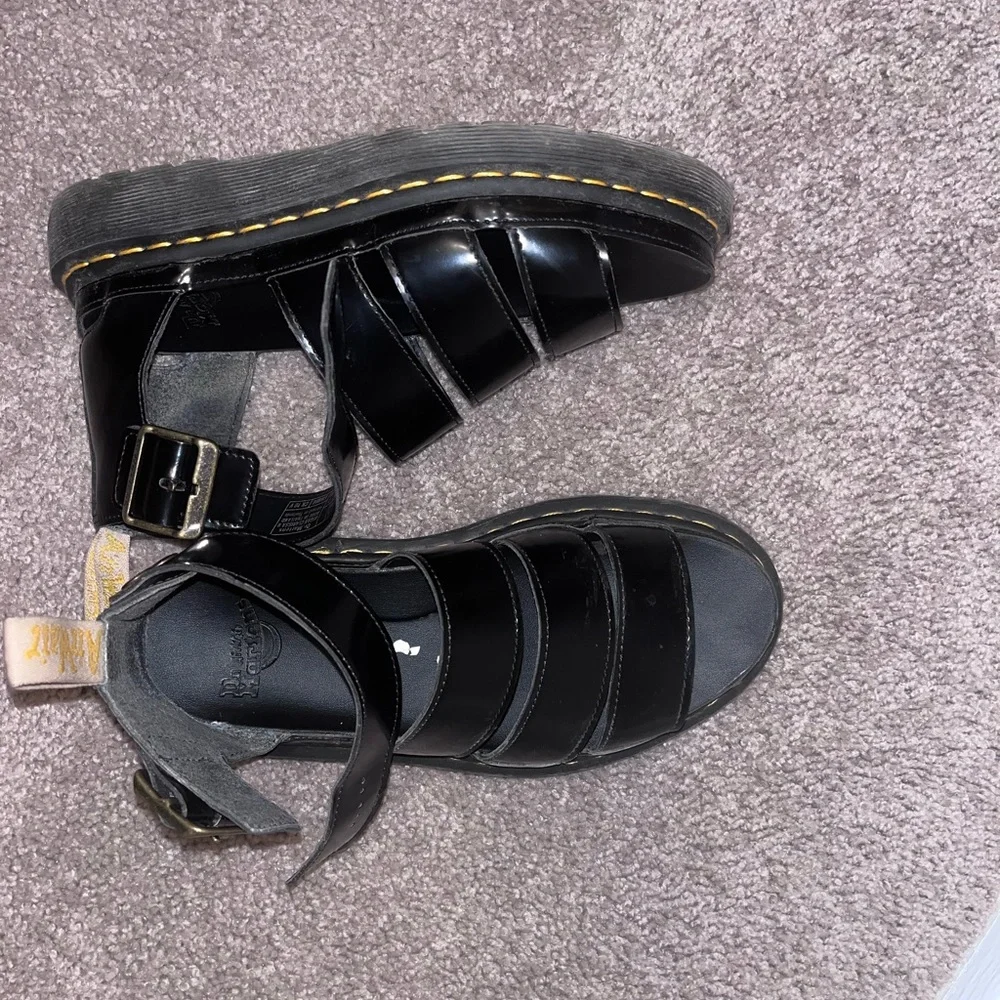 Dr. Martens Clarissa II Leather platform sandals. Like new!! - Picture 1 of 6